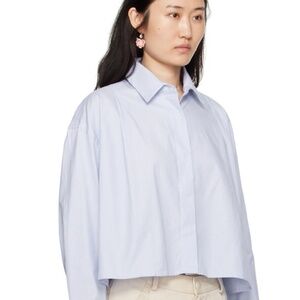 Cordera blue striped oxford shirt